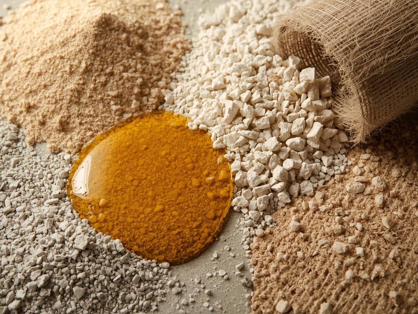 Natural ingredients used in Forbo linoleum production