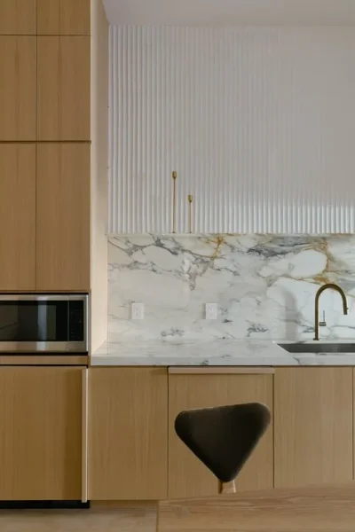 Custom millwork and cabinetry fabrication by CooperBuild's in-house workshop for NYC projects